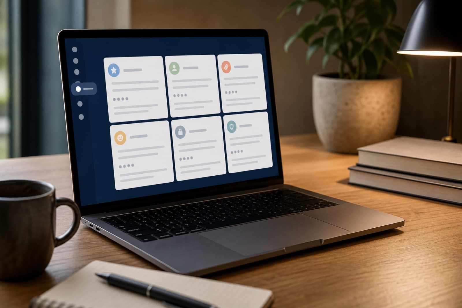 Unified customer feedback themes visualized as clustered cards on a screen